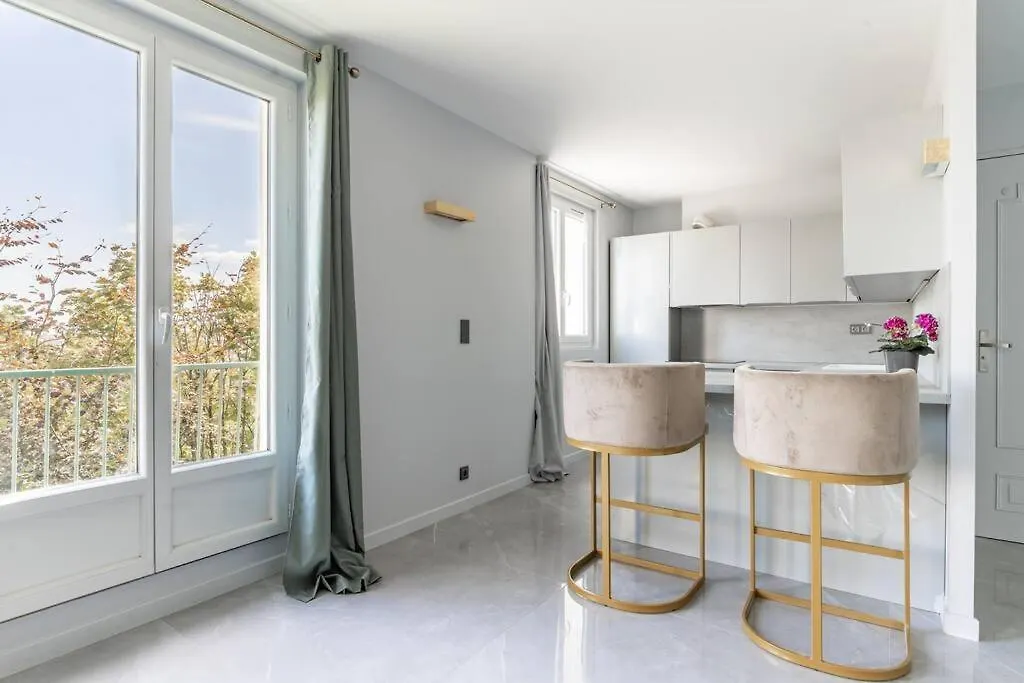 Magnifique Appartement Avec Vue Sur La Tour Eiffel Bagneux